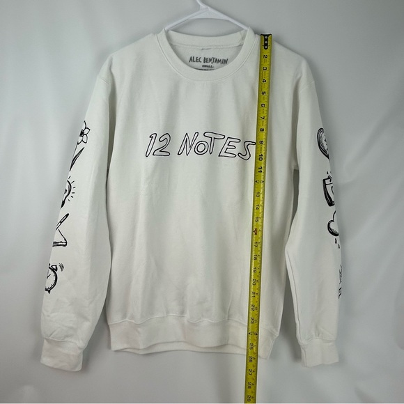 ALEC BENJAMIN 12 Notes Tour Crewneck size small - Picture 7 of 9